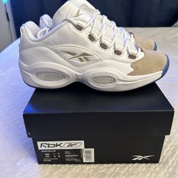 Reebok “Question” Low Oatmeal