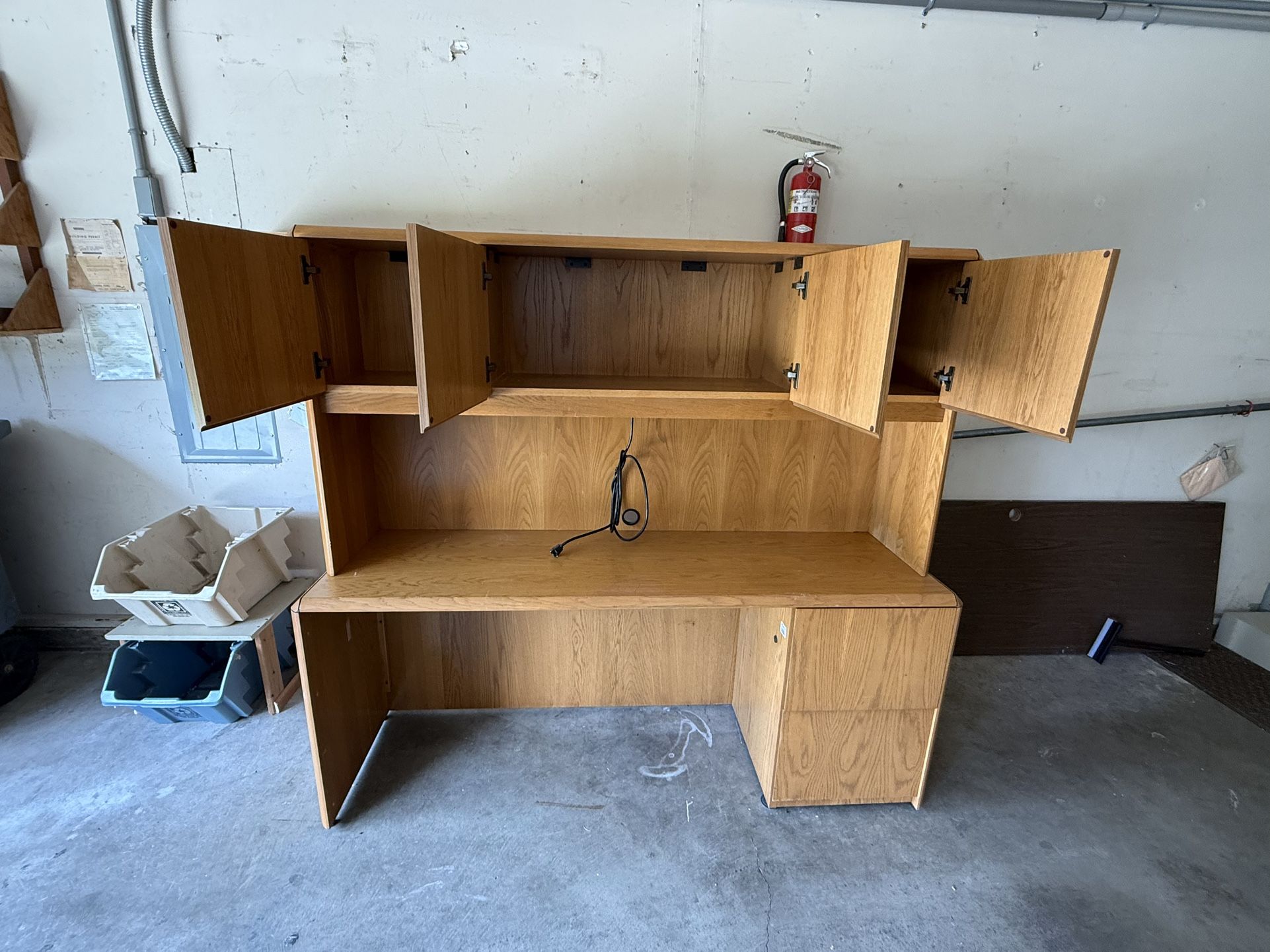 FREE – Solid Wood Credenza (National Office Furniture)