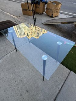 Glass Desk