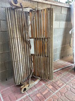 Wood swing
