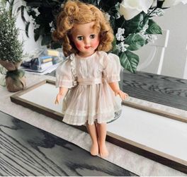 🍭 1950’s Vintage IDEAL Shirley Temple Doll ST-15 N Flirty Eyes 14” Jointed