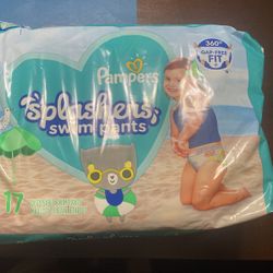 New Pampers Splashes Size  Large