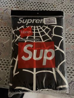 Supreme Hanes Spider-Man Boxer Briefs (2 Pack)