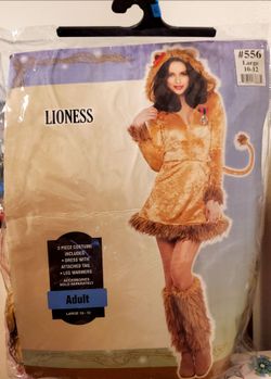 Halloween Lioness costume-Women's Large 10-12