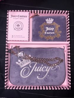Juicy Couture Limited Edition 2PC Wristlet Set