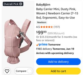 Baby Bjorn Carrier