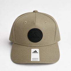 Adidas AEROREADY Golf Hat – Khaki/Beige – Adjustable Fit