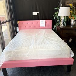Full Size Bed Frame With Mattress 