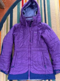 Patagonia snow jacket, girls size large – 12