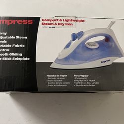 Impress Compact & Lightweight Steam & Dry Iron. 10$