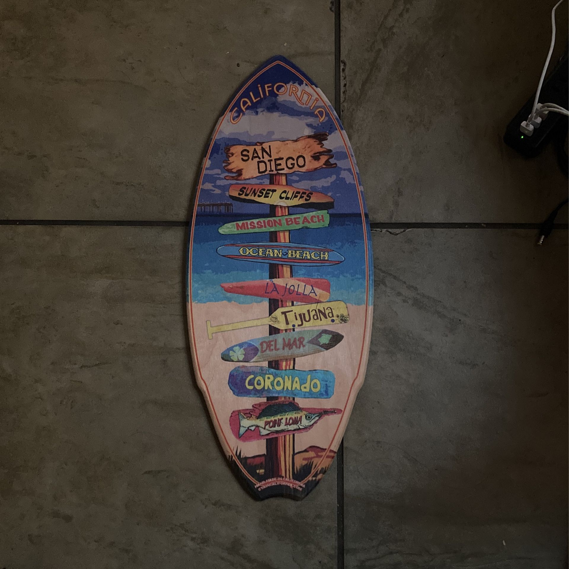 Mini Surfboard Home Decor 