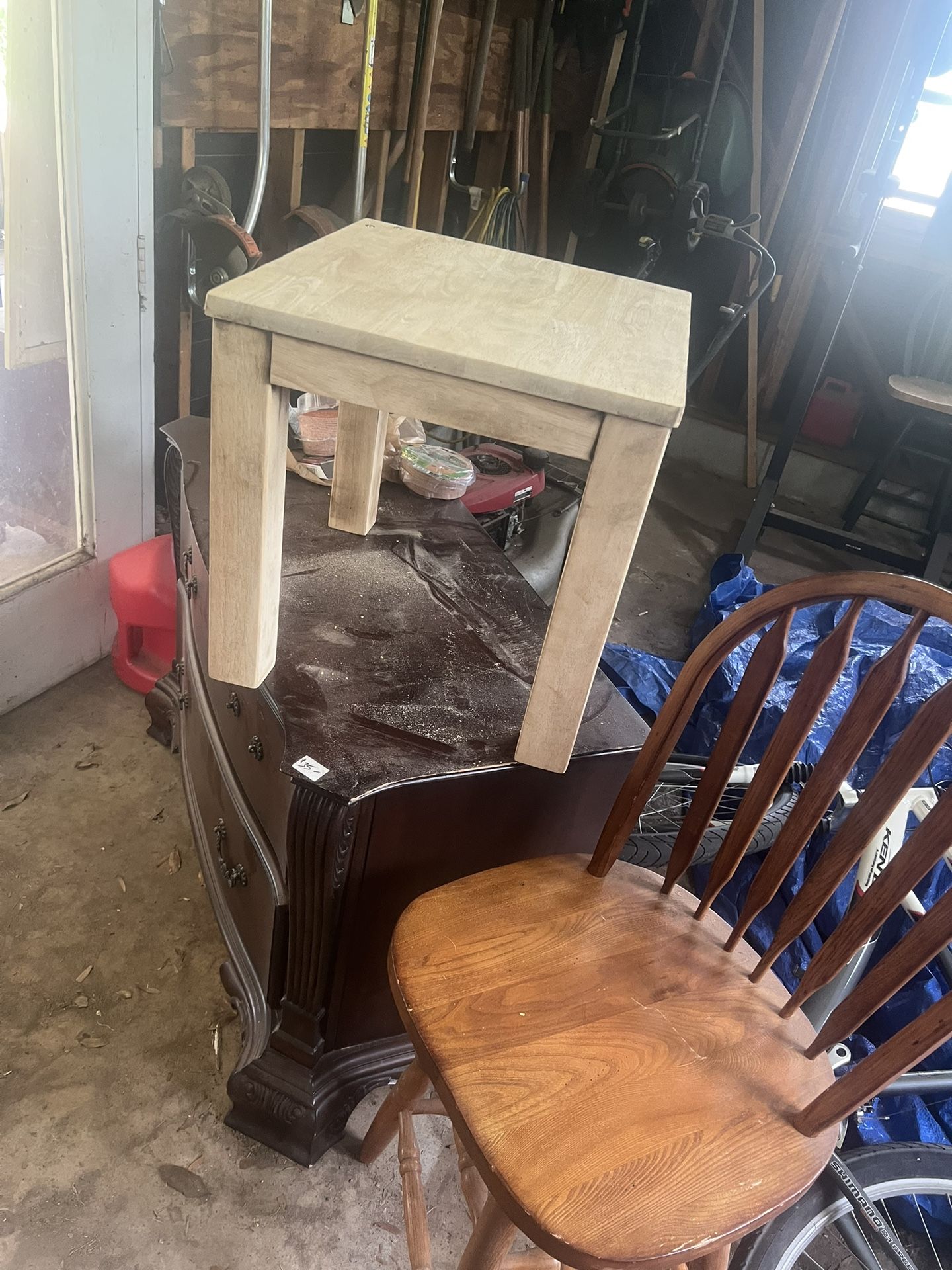 Sanded table