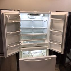 Kitchen Aid White Refrigerator 