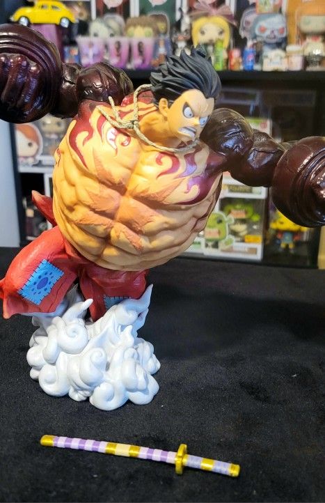 Banpresto One Piece Wfc 3 Monkey D Luffy Gear 4 The Brush Statue