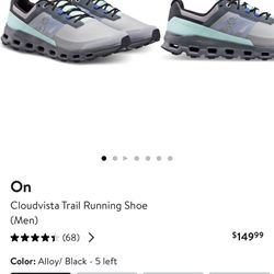 New ON Cloudvista Trail Running Shoe 