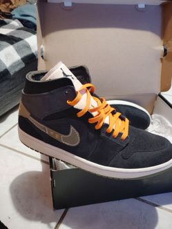 Nike Air Jordan 1 Mid SE Craft "Anthracite Light Olive