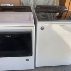 Whirlpool Top Loader Washer And Dryer Electric 