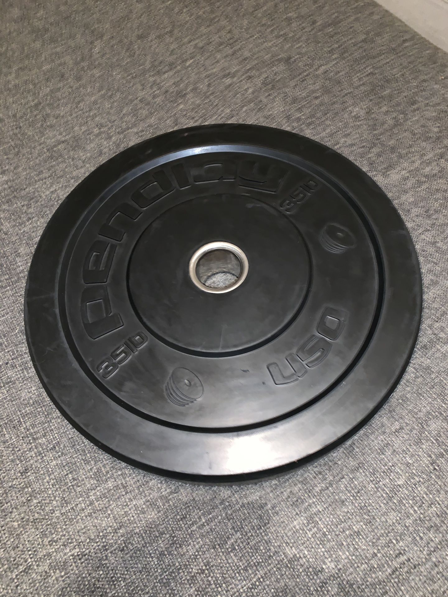 35 lb Pendlay Olympic Rubber Bumper Plate (only one plate)