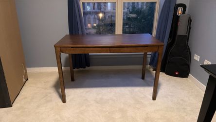 Real Wood Desk - 47” L x 23.5” W x 29.5” H