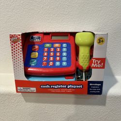 New Cash Register Playset (working Calculator, Realistic Sounds)