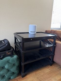 Black Pull-Out Desk / Console