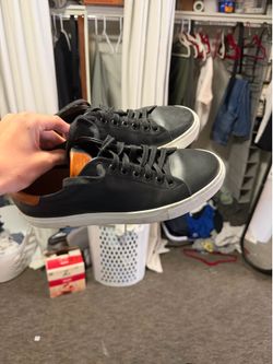 Good Man Brand Black Leather Sneakers Men’s Size 10.5