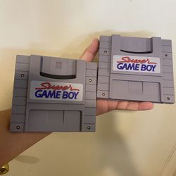 Super Game Boy Cartridge Super Nintendo-  Set Of 2 (SNES) (1994) 