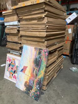 Mixed New Decorative Arts Wall Paintings