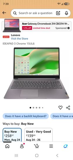 Lenovo IdeaPad 3 chrome 15IJL6