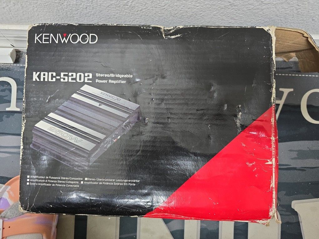 Kenwood Amplifier 250w For Car Sterio Never Used
