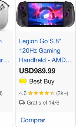 Lenovo Legion Go S Z1 Extreme 32GB RAM 1TB SSD Handheld Gaming PC