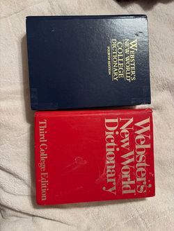 Webster's New World Dictionary 3rd & 4th Edition Set