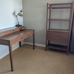 Wood Desk And Shell From Hold It