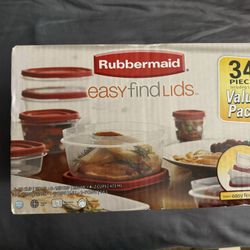 Rubbermaid 34 Piece Easy Find Lids Container Set