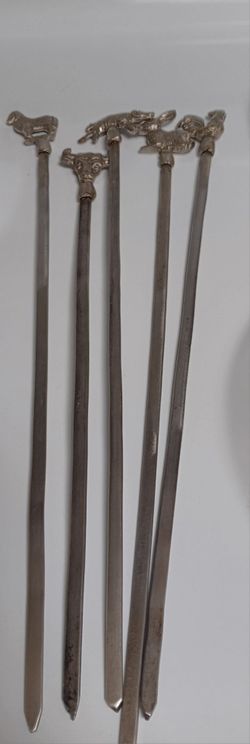 Vintage stainless steel skewers