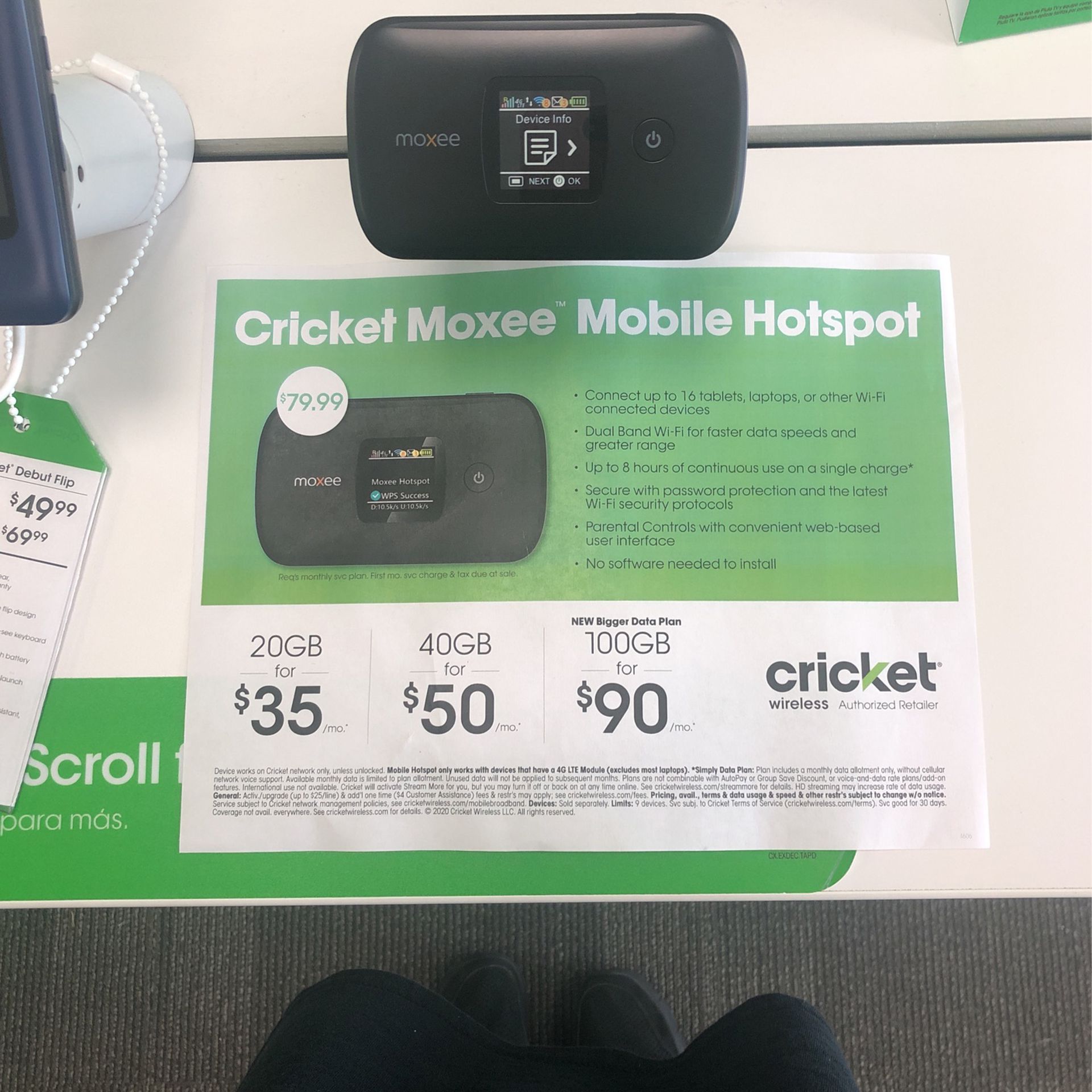 Cricket Moxee Mobile Hotspot