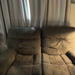Free Reclining Loveseat