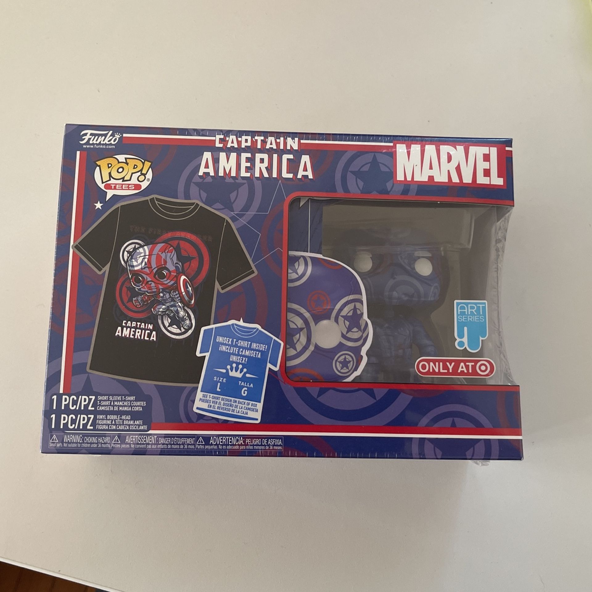 Captain America #36 Funko Pop / Shirt 