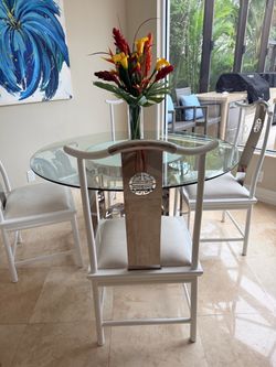 Jonathan Charles Designer table plus 4 chairs