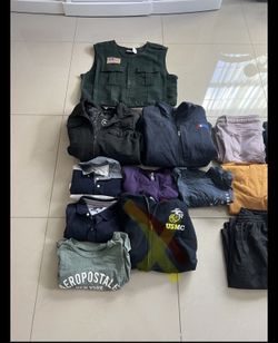 Huge Bundle Lot Of Mens Clothes For Pick up