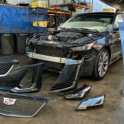 OEM 2020 2021 2022 CADILLAC CT5 PARTS BUMPER HOOD FENDER DOOR LIGHTS HEADLAMP