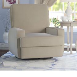 Upholstered Swivel Reclining Glider