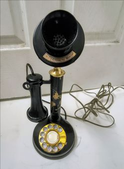1973 American Telecommunications The Candlestick Telephone for Western Electric