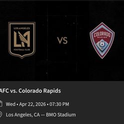 LAFC Soccer VS Colorado April 22nd