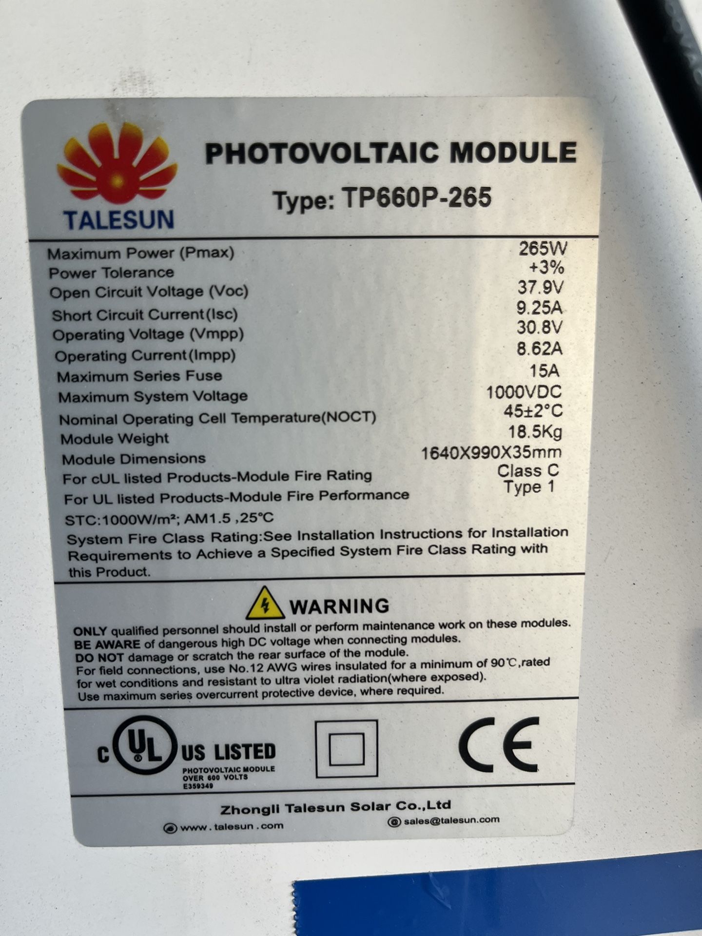 Talesun Solar Panel
