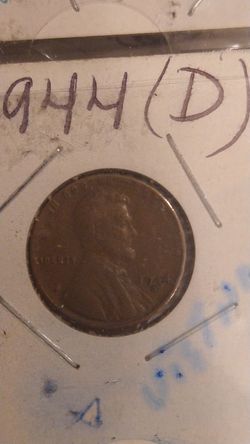 Nice 1944 D -WW1 Era Dark Brown Coco Red Reverse Lincoln Wheat