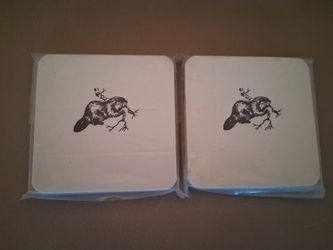 Two NEW Packages of 16 Count Wisconsin Wildlife Coasters