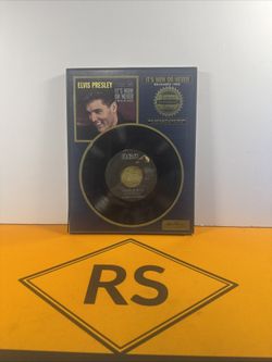Elvis Presley Authorized Collectors Platinum  It’s Now Or Never Record 12 Of 90