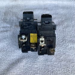 Pushmatic Circuit Breakers.