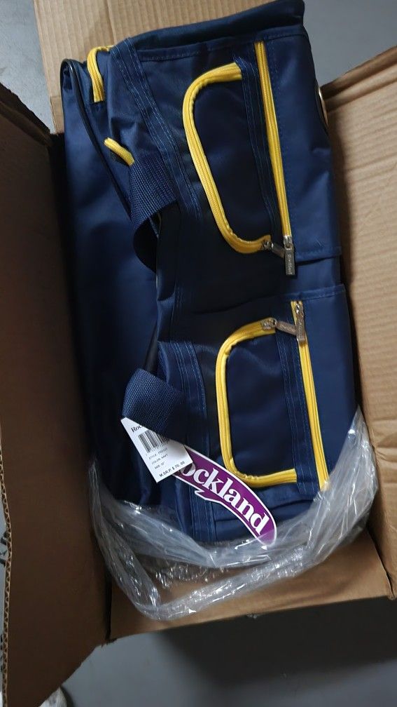  22 in. NEW  ROLLING DUFFLE BAG - NAVY